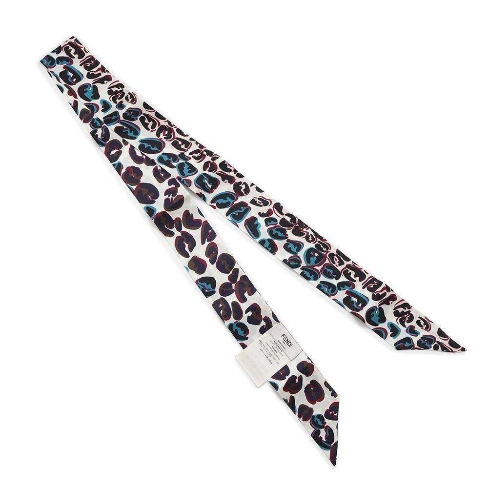 Brand new Fendi twirly Stylish Leopard  design ff all over